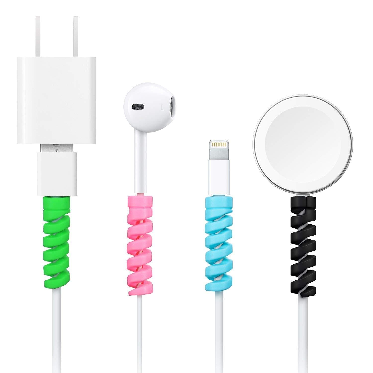 6029 Spiral Charger Spring Cable Protector Data Cable Saver 6029 Spiral Charger Spring Cable Protector Data Cable Saver
